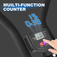 Dripex Bauchtrainer Klappbares AB Trainer, 3-Fach Verstellbar, Sit up Bank mit Trainingscomputer, Fitnessgeräte Bauch Beine Po für Zuhause