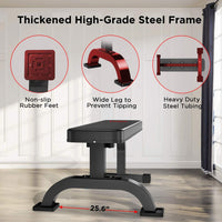 Yoleo Flat Weight Bench 700 lb Rated Capacity  |Yoleo-robustsport.com