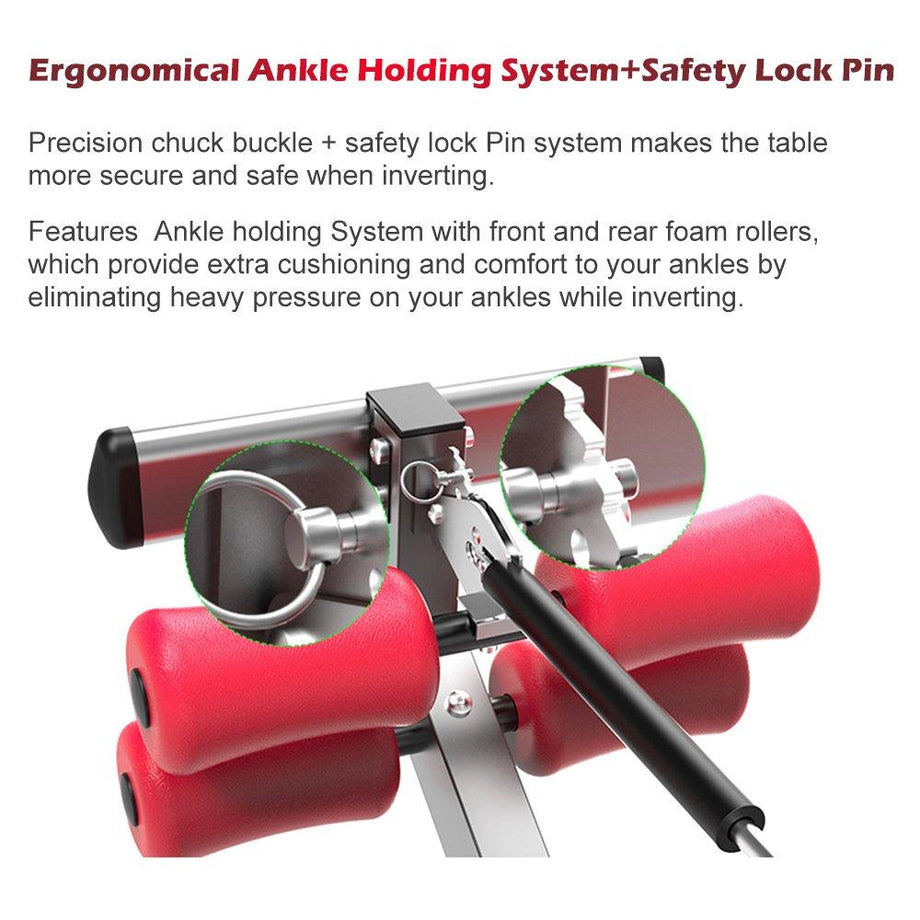 YOLEO Schwerkrafttrainer Inversionsbank klappbar Rückentrainer