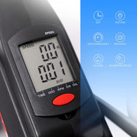 Dripex Minibike Heimtrainer, Mini-Fitnessbike mit einstellbarem magnetischem Widerstand, Arm-und Beintrainer für Senioren，Mini-Fahrrad mit LCD-Monitor, Pedaltrainer zuhause und im Büro