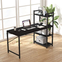 Dripex Holz Schreibtisch Computertisch 120x60x120cm PC-Tisch Bürotisch Officetisch Stabile Konstruktion Tisch für Home Office Schule