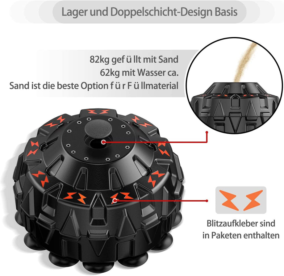 Dripex Boxsack Erwachsene Freistehender Standboxsack MMA Boxpartner Boxing Trainer Heavy Duty Boxsack mit Saugfuß, mehrere Farbe