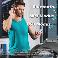 Dripex Elektrisches Laufband Klappbar 2.0HP Motor USB MP3 Bluetooth LED Display