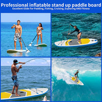Dripex Aufblasbares Stand Up Paddle Board SUP Board Set Surfboard Paddling Board 150kg Belasbarkeit 305x76x15cm