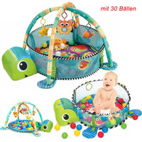 Erlebnisdecke Spieldecke Krabbeldecke Bällebad mit 30 Bällen Kinderzimmer Baby GD
